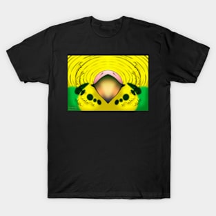 Yellow and Green Budgie Mask T-Shirt